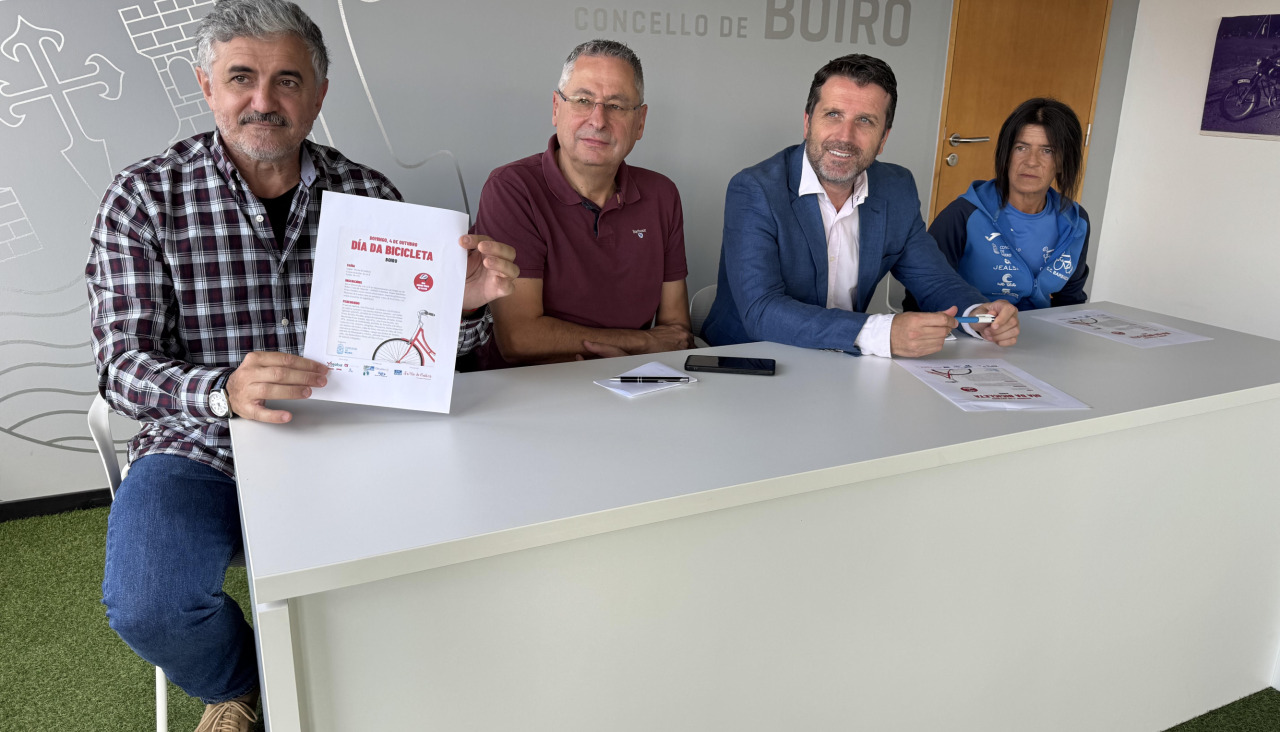 Presentación de el Día de la Bicicleta de Boiro.