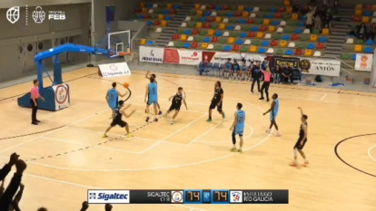 Triple de Óscar Castaño en el último segundo en la victoria del Sigaltec