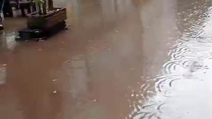 Inundaciones en Rúa do Río Rey Daviña Vilagarcía