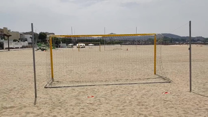 Vilagarcía acoge la Liga Nacional de Fútbol Playa