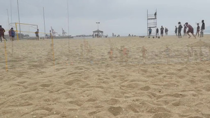 El Talitrus se entrena en la playa Compostela