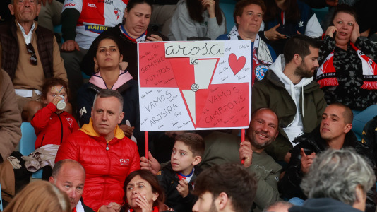 El Arosa SC celebra su ascenso a segunda RFEF