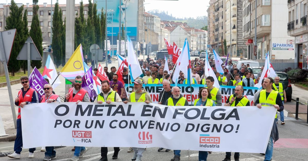 El comercio del metal se suma a la huelga